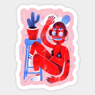 Bikini Woman Sticker